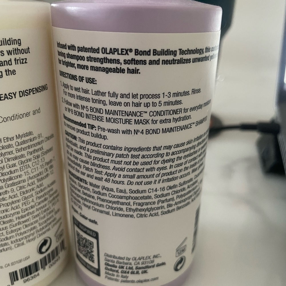 New- Olaplex No.5 shampoo and No. 4P conditioner. Unopened. - Picture 2 of 3